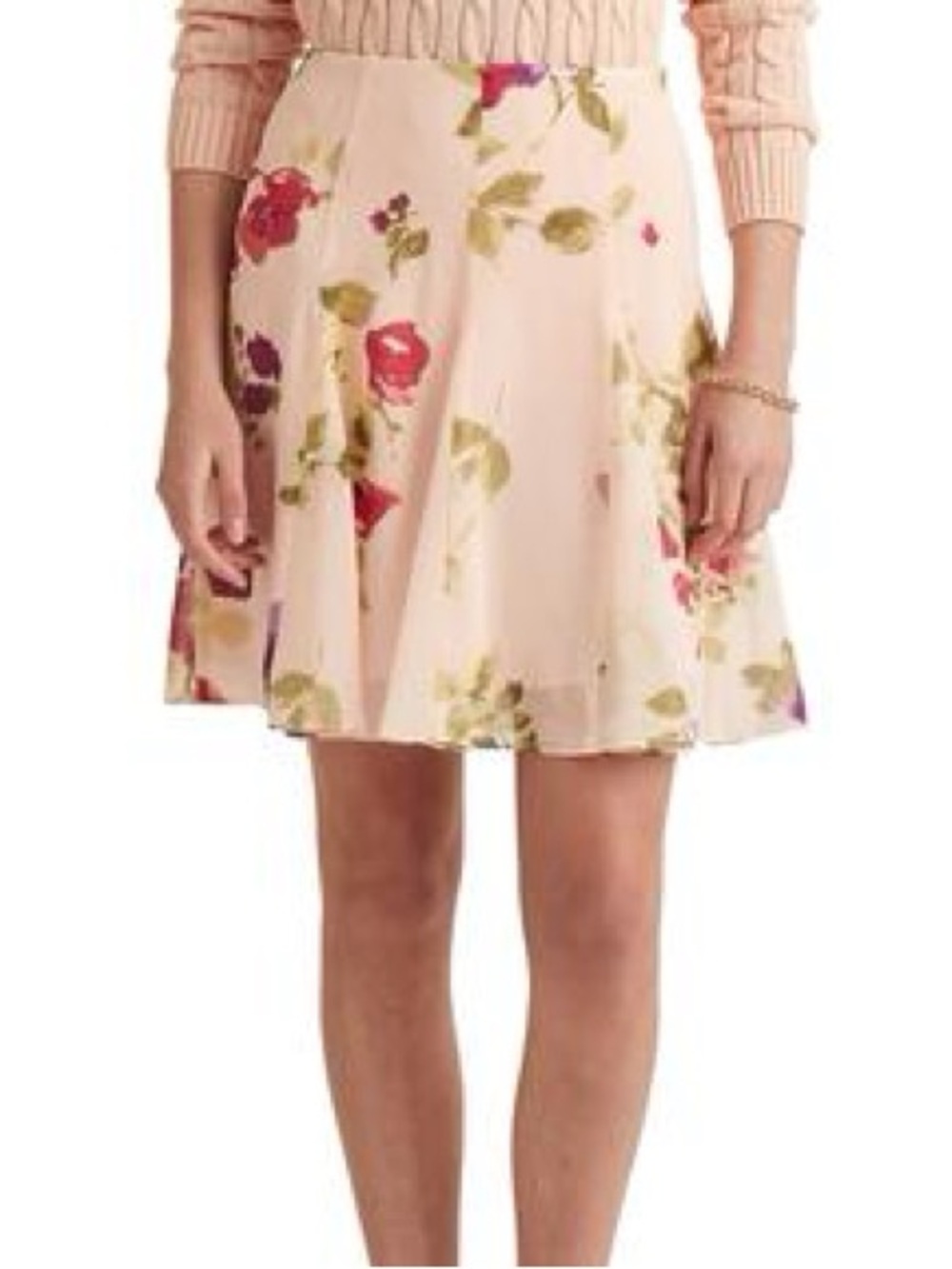 Lauren Ralph Lauren Pink Floral Skirt